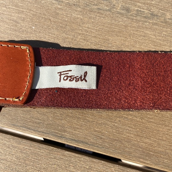 Fossil Leather Belt 34-38 - Picture 6 of 6
